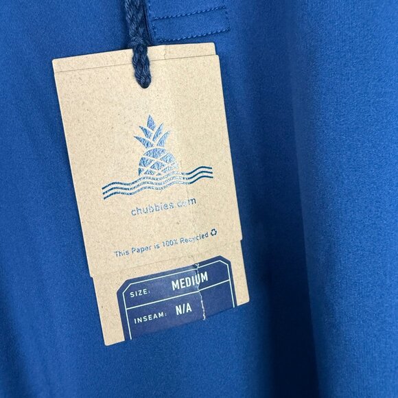 NWT Chubbies The Out of the Blue Performance Polo 2.0 Navy US Flag Size Medium M - Picture 6 of 12